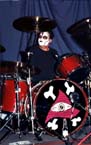 Carl Pagan on drums - April 1998