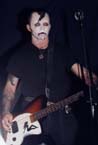 Roger Mortis on bass guitar - April 1998
